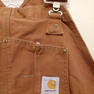 Vintage 1985 Carhartt Bib Overalls 6FB 48 x 30 Vintage Made In USA. Y2K